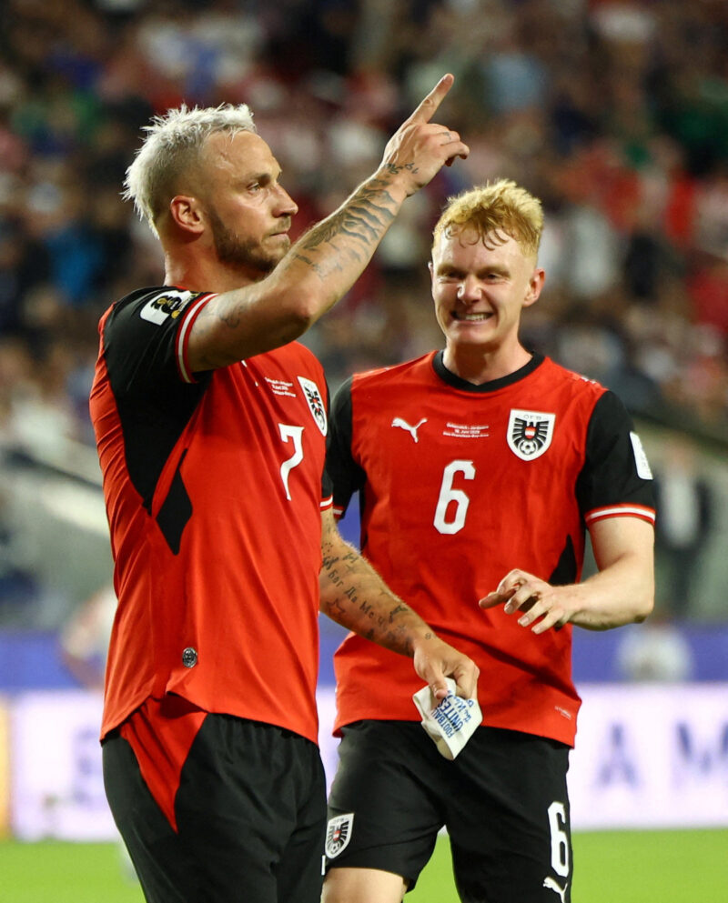 オーストリア、36年ぶりのW杯勝利！ヨルダンに3-1快勝で歴史的白星