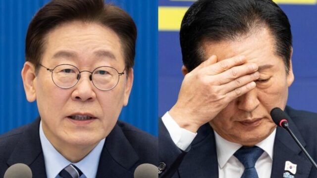 鄭清来氏、李在明氏の前で「90度」お辞儀…衝撃の光景が話題に
