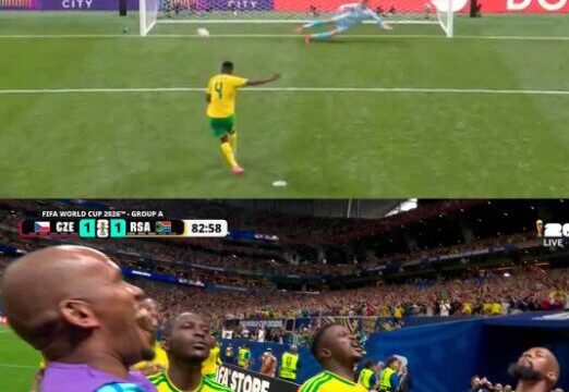 韓国サッカーに朗報！南アフリカがチェコとドロー、後半の痛恨ミスで勝ち点3逃す