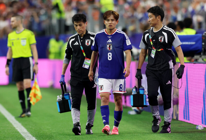 久保建英、膝の負傷でチュニジア戦欠場が決定　第2戦のモンテレイへも帯同せず