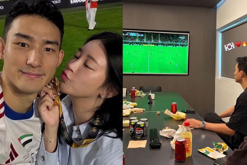 T-ARA出身ソヨン、夫チョ・ユミンと韓国代表を応援