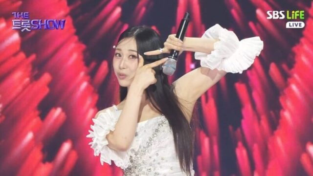 ユン・ソリョン、W杯特別ステージで熱唱！「THE TROT SHOW」の会場を熱狂の渦に