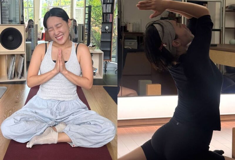 이은지, 10kg 감량하더니 턱선에 베이겠네…요가→필라테스까지 섭렵한 2026 상반기 