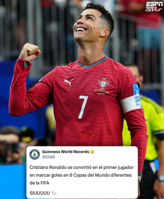 英BBCも驚嘆！C・ロナウド、W杯6大会連続出場の新記録達成　カメラに向かって「I’M BACK」と雄叫び