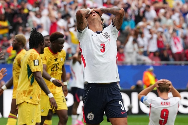 英BBC、FIFAランク4位イングランドが格下ガーナとドローに酷評「全体的に失望のパフォーマンス」