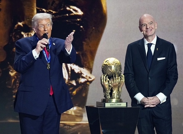 FIFAインファンティーノ会長、トランプ氏とのW杯決勝観戦を明言「我々はいつも一緒」