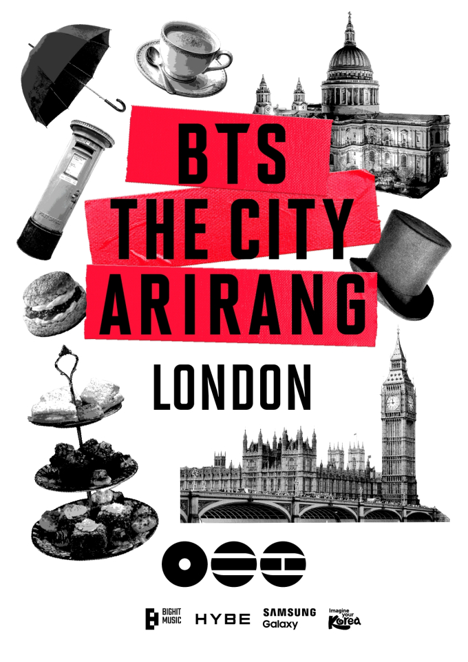 ロンドンがBTS一色に…「アリラン」プロジェクト始動