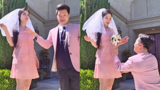 結婚前提の熱愛・梁河、年齢誤報を釈明「婚約者と同い年、新居を探す最中」