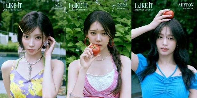 베이비몬스터, 청초한 매력…힙합 지우고 청순 장착