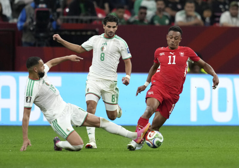 スイスがアルジェリアに2-0完勝!エンボロ&エンドイ弾で4大会連続のW杯決勝T進出決定