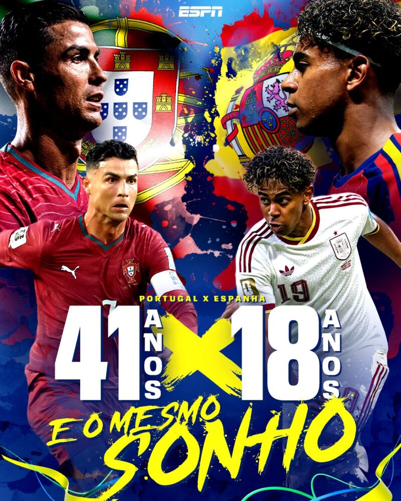 ロナウド「ラストダンス」vs「次世代の旗手」ヤマル　W杯16強、イベリア半島対決に世界が熱視線