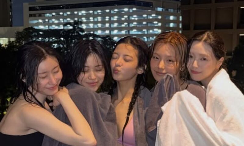 チェリョン、すっぴんでも輝く水着姿…清純美の裏に意外な背中筋肉