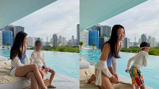 第2子出産のイ・シヨン、バンコク休暇中に披露した驚異の“引き締まりボディ”が話題