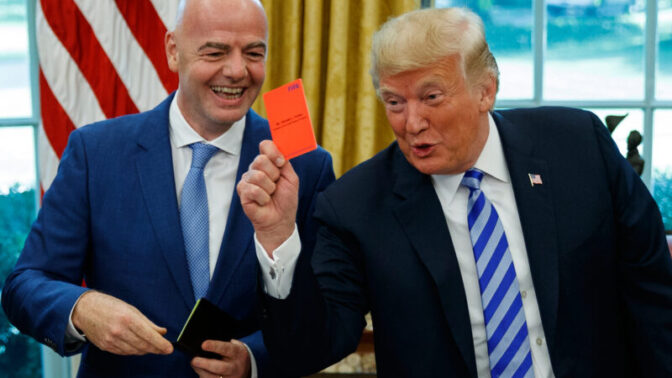 米国歌斉唱にトランプ氏がトロフィー授与も？「米国化」懸念されるW杯決勝の行方