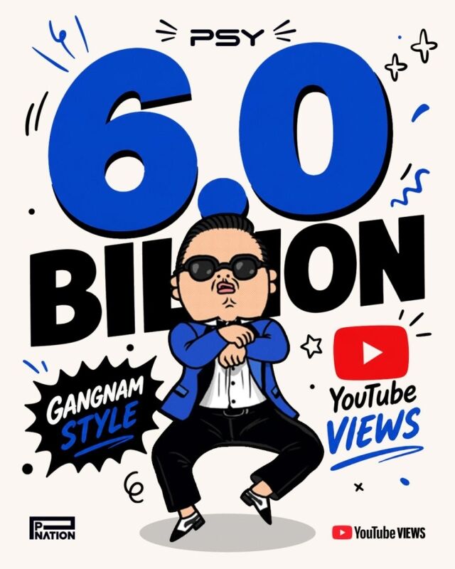 PSY「江南スタイル」MVが60億回再生突破 K-POP初、14年越しの大記録