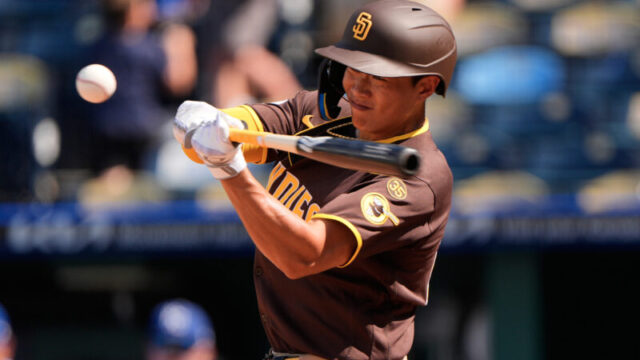 【MLB】ソン・ソンムン、2試合連続の代打起用も空振り三振…パドレスは1点差で惜敗し2連敗