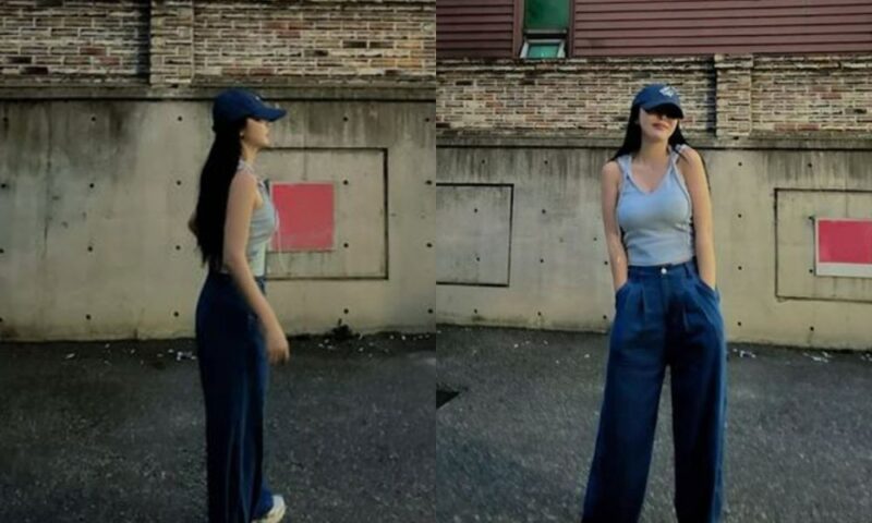「注射おばさん騒動→妊娠説」に揺れた女性歌手、へそ出しトップス×デニムで“噂に終止符”