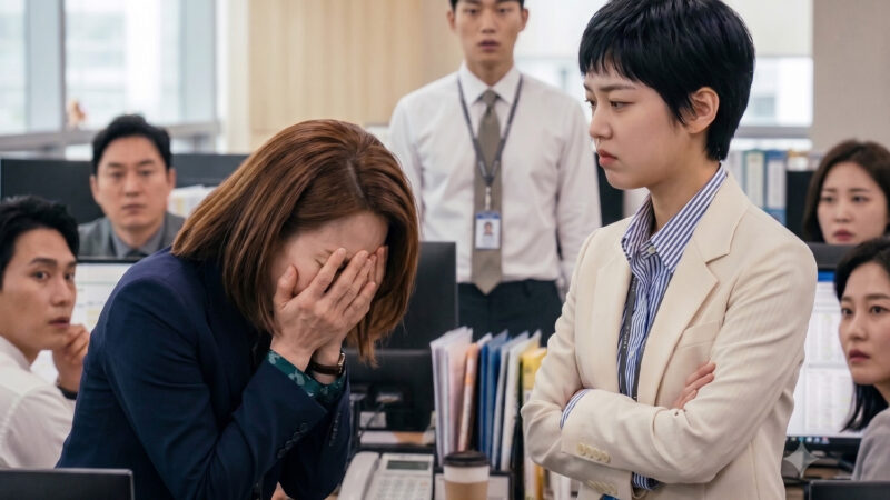 課長が新人に暴言、新人「離婚されて当然ですね」と一言→すると…