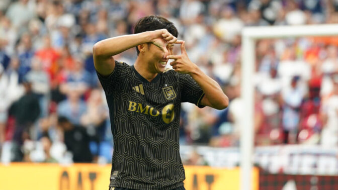 【MLS】絶好調ソン・フンミン、怒涛の4試合連続ゴール炸裂！首位バンクーバーとの大一番で値千金の先制弾（前半終了）