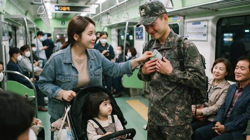 地下鉄で21歳の軍人に母親が伝えた言葉とは？心温まる交流が話題に
