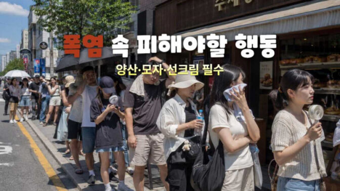 「外国人も驚愕」2026年韓国の猛暑、避けるべき活動とは？