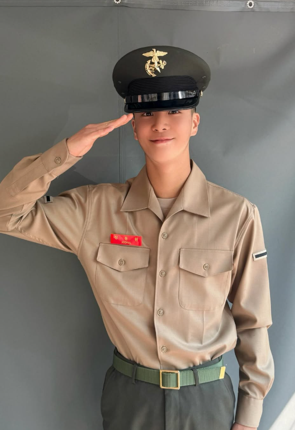 海兵隊服務中のチョン・ドンウォン、小児がん患者のために温かい寄付を実践