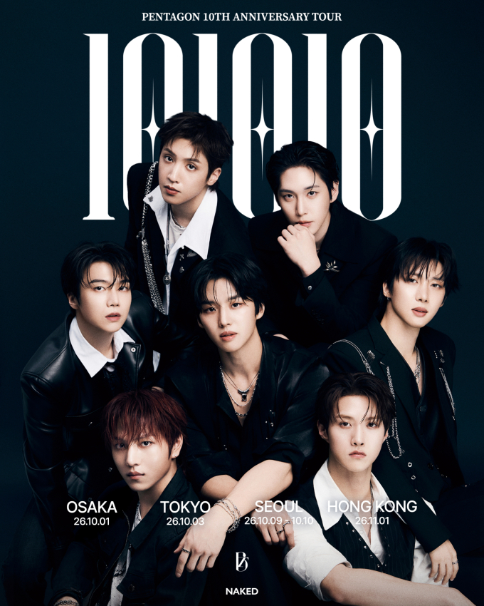 PENTAGON、10周年ツアー「101010」メインポスター公開