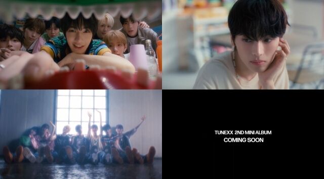 TUNEXX、清涼感あふれる夏のビジュアル！感性豊かな2ndミニアルバムのトレーラー映像を公開