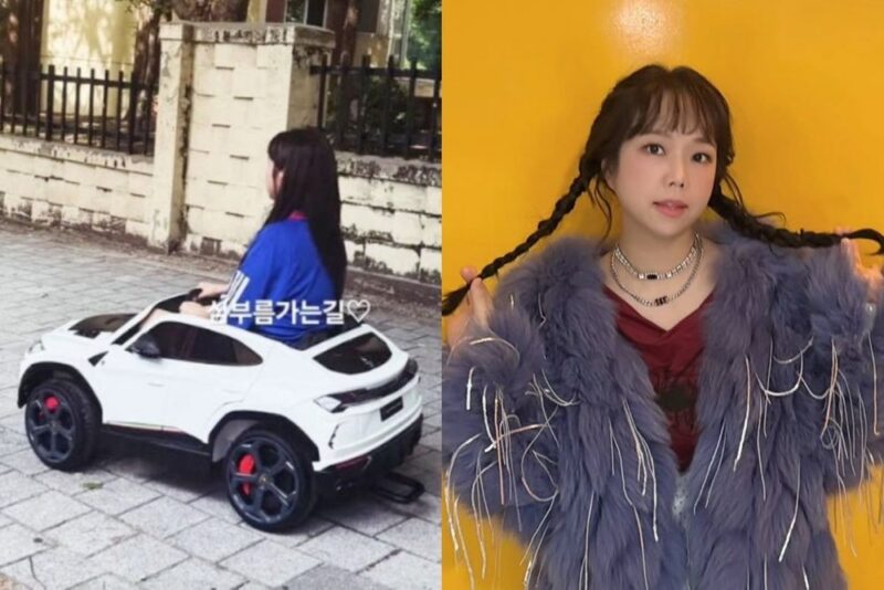 ホン・ヒョンヒ、49kg減量で大変身！幼児用車に「すっぽり」収まる驚きの姿が話題