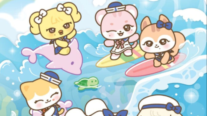 IVEの公式キャラクター「MINIVE」、釜山に上陸！