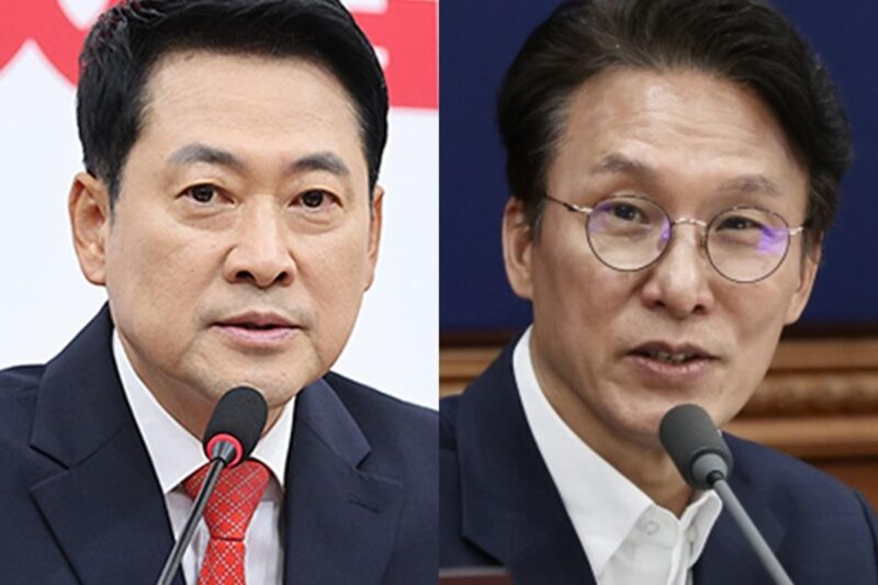 張東赫・金民錫氏、国会で…ついに「衝突」