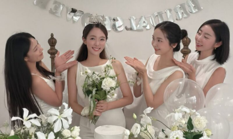 「プレ花嫁」元STELLARミニ、驚きで目を丸く！結婚を控えてメンバーがサプライズ集結