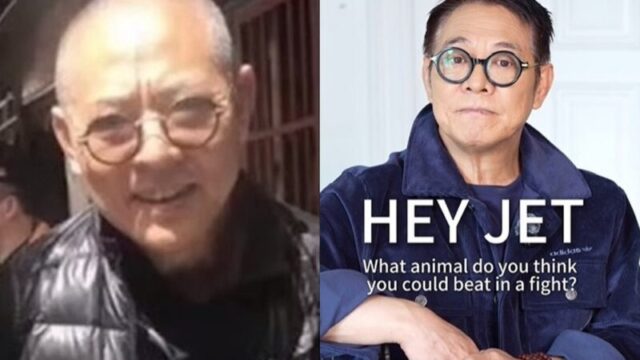 「63歳」ジェット・リー、死亡説から1年…ふさふさ黒髪＆セルフレーム眼鏡で別人級の変貌を遂げた姿が話題に