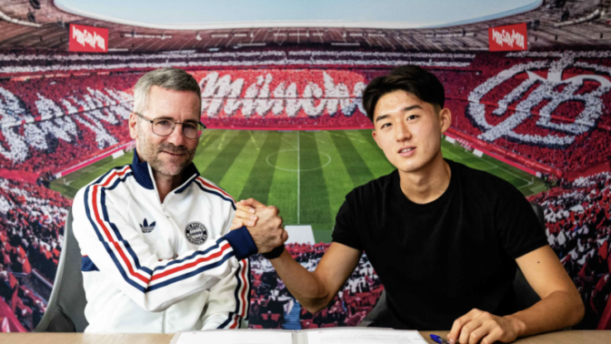 【韓国サッカー界の超新星】名門バイエルン・ミュンヘン、18歳DFキム・ドヨンを長期契約で電撃獲得！キム・ミンジェに続く系譜へ
