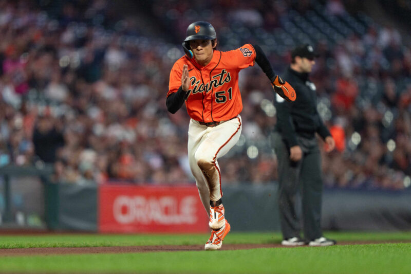 【MLB】ジャイアンツ李政厚、3日ぶり復帰戦で快足飛ばしマルチ得点&今季11盗塁!金河成は3試合連続出塁