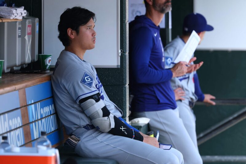 大谷翔平、膝의痛み再発で登板延期…レギュラーシーズン中の投手復帰は不透明