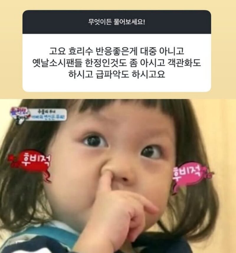 「ヒョリス」少女時代ユリ、悪質DMを冷静に晒す！まさかの「秋山サランちゃん」画像で一蹴した神対応