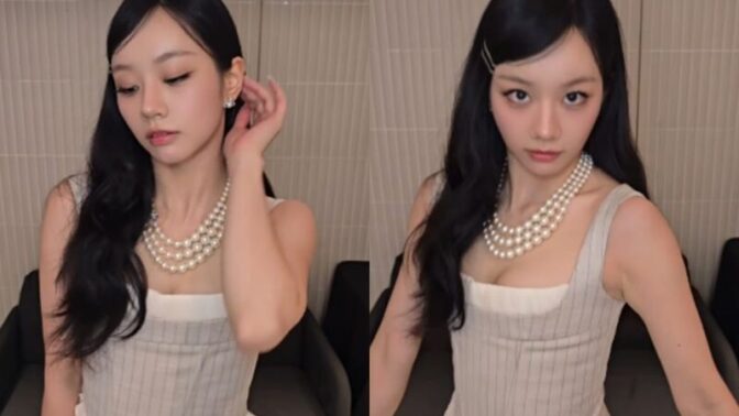 「お腹の肉」騒動を堂々克服！ヘリ、再び見せた「大胆なウエスト見せ」でキュートなダンスを披露