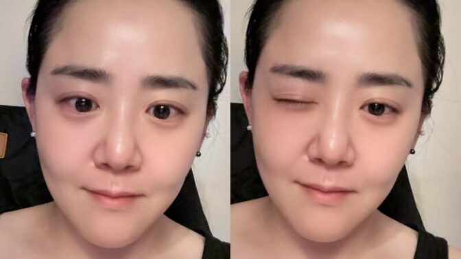 新妻とは思えぬ透明感！ムン・グニョン、超至近距離ショットでも隙なしの「奇跡の童顔美貌」を披露