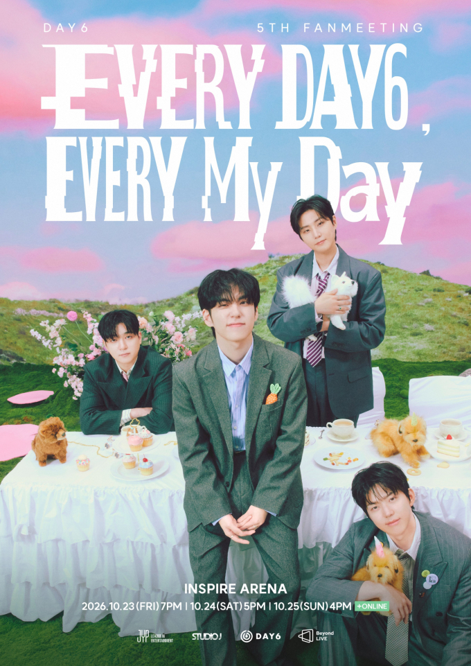 DAY6、来月5回目の公式ファンミーティング開催決定