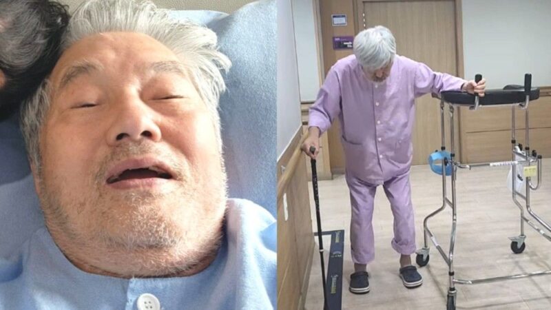 元俳優・韓志日、頸椎手術43日目で両足で立ち上がる「感動の瞬間」