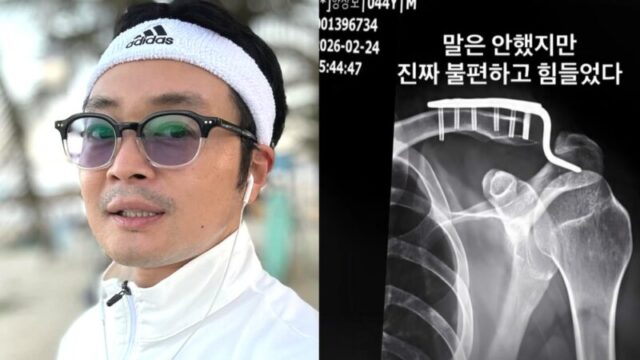 イ・ゴン、鎖骨靭帯断裂の悪夢から半年…緊急手術したプレートの除去を報告「本当に悔しい事故だった」