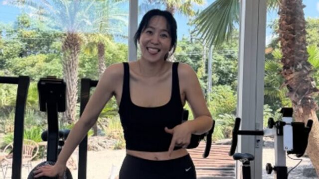 元アナウンサーのパク・ジユン、済州島で見せる美ボディの秘訣と心境の変化