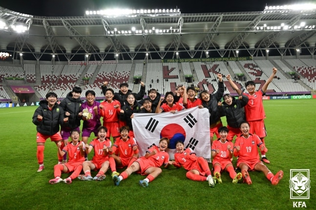 U-20女子韓国代表、崖っぷちから劇的逆転勝利で決勝トーナメント進出!次はアルゼンチンと8強を懸け激突