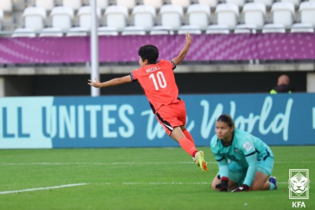 U-20女子韓国代表、崖っぷちからエクアドルに3-2逆転勝利で決勝T進出!次はアルゼンチンとベスト8を懸け激突