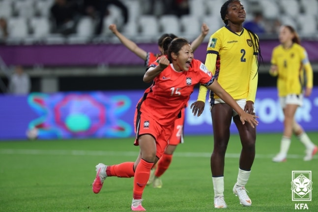 U-20女子韓国代表、崖っぷちからエクアドルに3-2逆転勝利で決勝T進出!次はアルゼンチンとベスト8を懸け激突