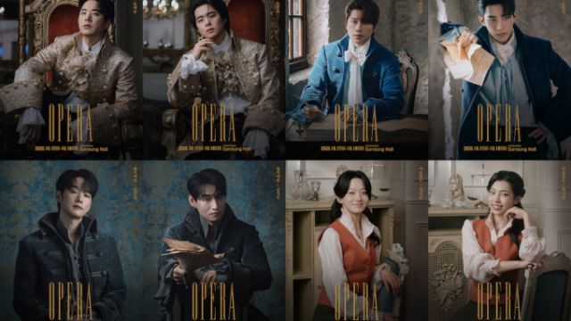 ムン・テユ＆チョ・ビョンギュ主演、韓国創作ミュージカル『オペラ』の豪華キャラクター写真が公開