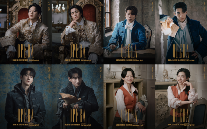 ムン・テユ＆チョ・ビョンギュ主演、韓国創作ミュージカル『オペラ』の豪華キャラクター写真が公開