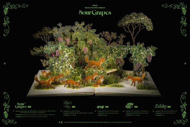 NiziU、韓国初となるミニアルバム『Sour Grapes』リリース決定