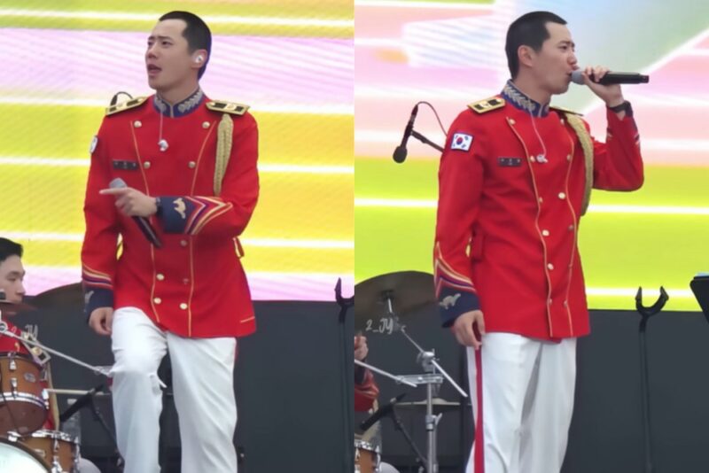 イ・ジュニョン、入隊2カ月ぶり祭り会場で目撃→“頬肉ぷくぷく”意外な近況も「本業の美」爆発